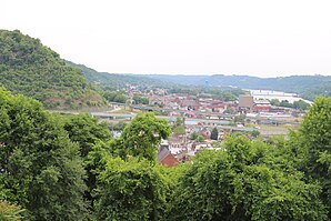 Utsikt over Etna mot Sharpsburg