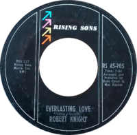Everlasting love by robert knight (US single side A).png