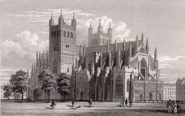 The cathedral in 1830