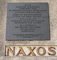 Gedenktafel für Zwangsarbeiter bei der Naxos-Union 1942–1944