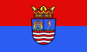 Flagge des Komitats Győr-Moson-Sopron