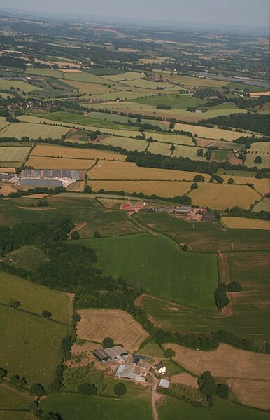 File:Farmland east of Kilpeck, aerial 2018 - geograph.org.uk - 5844034.jpg