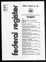 Fayl:Federal Register 1977-02-28- Vol 42 Iss 39 (IA sim federal-register-find 1977-02-28 42 39).pdf üçün miniatür