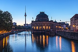 Bode-Museum at dawn