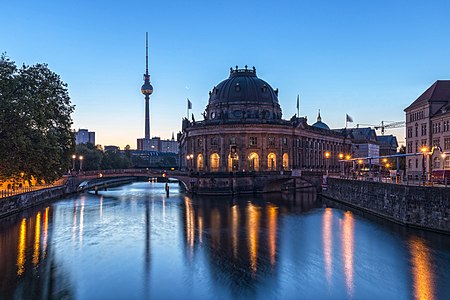 Bode-Museum and Fernsehturm, Berlin-Mitte