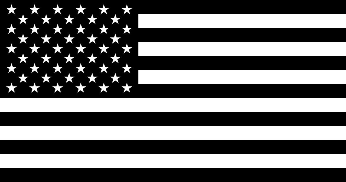 Download File:Flag of the United States (black and white; variant 1 ...