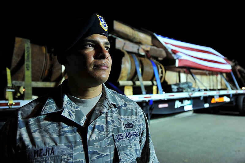 File:Flickr - DVIDSHUB - World Trade Center steel arrives at Buckley Air Force Base (Image 1 of 3).jpg