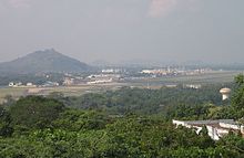 Runway 07/25 as seen from Saint Thomas Mount