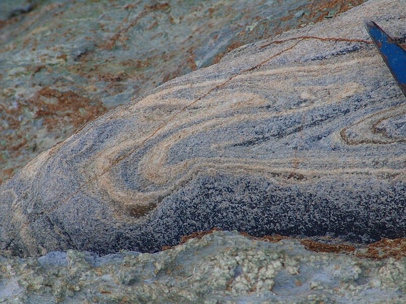 File:Folded Glaucophane Schist Syros Greece.jpg