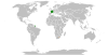 Location map for France and Lesotho.