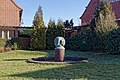 Sculpture in a small park in Hamburg-Ohlsdorf