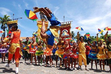 Frevo dancers in Olinda