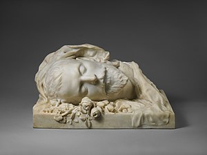 Portrait funéraire de Jacques Damala, vers 1889, marbre, New York, Metropolitan Museum of Art.