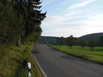 Pass summit, view in south direction