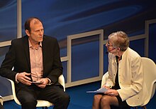 Gary White interviewed by Maude Barlow at the event "Water Matters" at the Nobel Week Dialogue 2018 in Stockholm Gary White 01.jpg