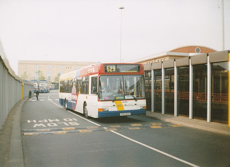 File:Gas bus in Wolverhampton bus station - geograph.org.uk - 4828426.jpg