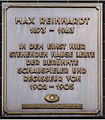 Max Reinhardt, Fontanestraße 8, Berlin-Grunewald, Deutschland