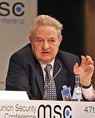 George Soros (BSc 1951, MSc 1954), billionaire investor and philanthropist.