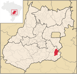 Campo Alegre de Goiás - Carte