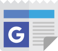 Google News Logo with Material Design