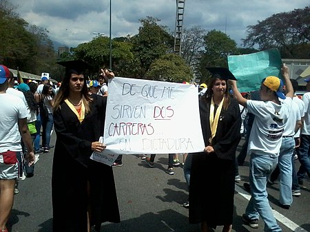 Graduates protesting Venezuela 2014.jpg