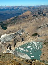 Grinnell Glacier in Glacier National Park (US), Montana in 2005