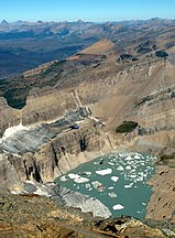 Grinnell Glacier in Glacier National Park (US), Montana in 2005