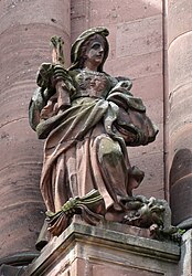 Statue de la façade