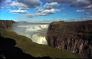 Gullfoss – Złote Wodospady