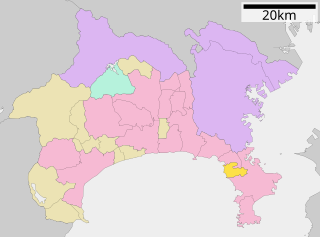 葉山町位置図