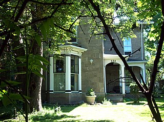 Hazard H. Sheldon House historic home located at Niagara Falls in Niagara County, New York