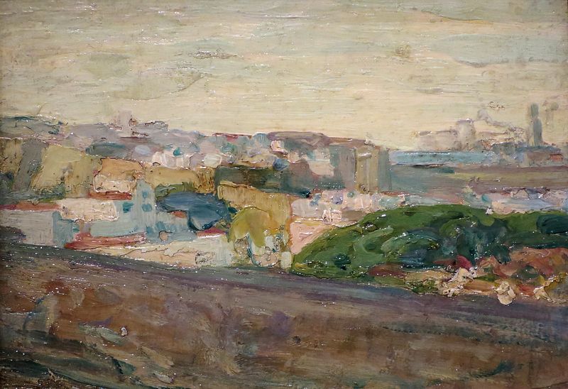 File:Henry Ossawa Tanner - 'A View of Fez', c. 1912, High Museum.JPG