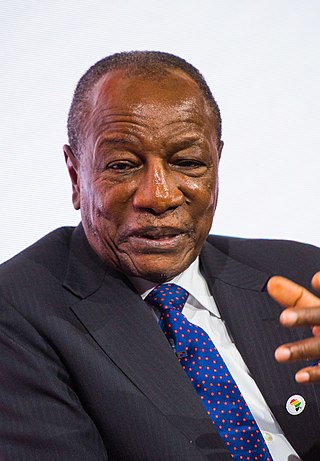 <span class="mw-page-title-main">Alpha Condé</span> President of Guinea from 2010 to 2021