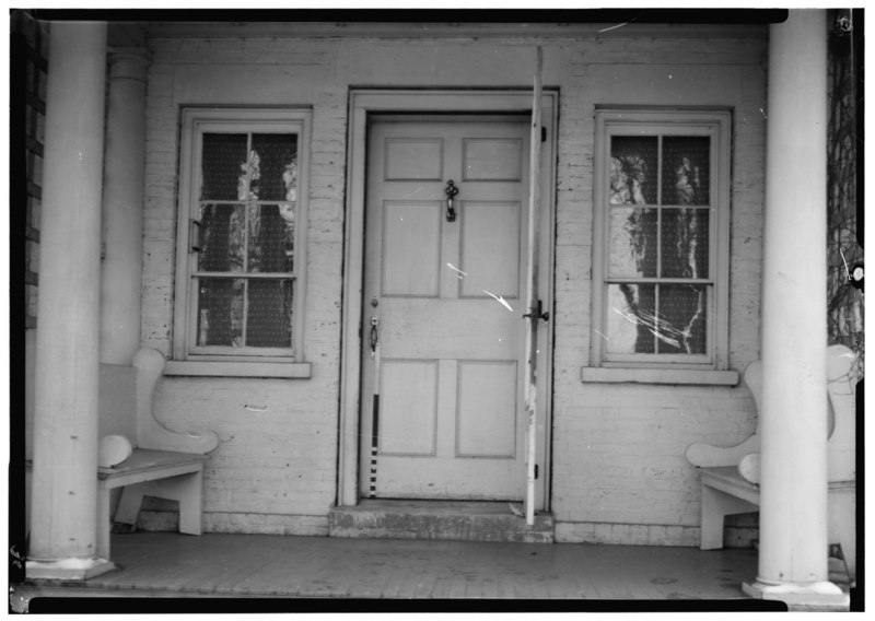 File:Historic American Buildings Survey, N. E. Baldwin, Photographer 1937, MAIN ENTRANCE. - Van Alstyne House, Canajoharie, Montgomery County, NY HABS NY,20-CANA,2-3.tif