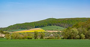 Heuberg bei Hofgeismar from the west-southwest