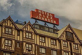 L'hôtel Alex Johnson à Rapid City ( Dakota du Sud, États-Unis )