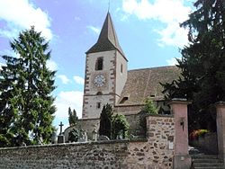 L'église fortifiée de Hunawihr