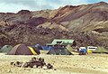 Camping ground, Landmannalaugar, southern Iceland.