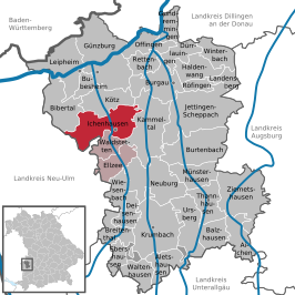 Kaart van Ichenhausen