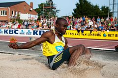 Ignisious Gaisah, zweifacher Vizeweltmeister (2005/2013), errang die Bronzemedaille