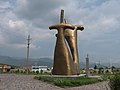 Monumento nel centro di Stepanavan