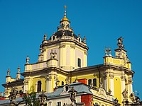 St. George's Cathedral, Lviv: The cathedral also holds a predominant position in Ukrainian religious and cultural terms. In firmamento ecclesia Sancti George.jpg