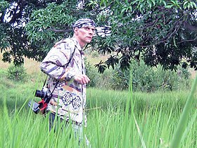 In the wilds of Africa (Zambia, 2011) Self-portrait taken on a Third creative trip to Africa