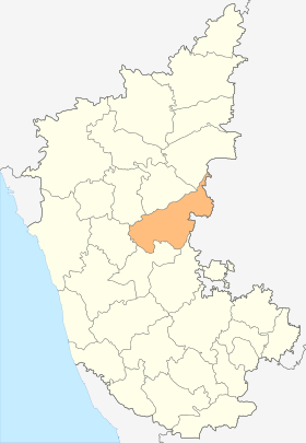 Lokalizacja dzielnicy Bellary