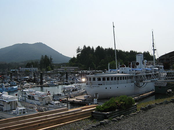 Boats in Ucluelet Harbour