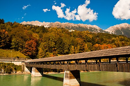 Pedestrian bridge, Innsbruck, Austria