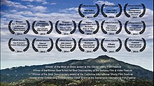 The Invisible Peak, which Daly co-directed, won various "Best Documentary" awards. Invisible peak Awards.jpg