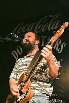 Pascu jamming with the Nightlosers, June 2008