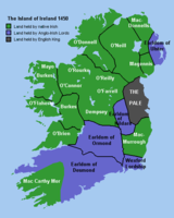 A map of Ireland in 1450 Ireland 1450.png