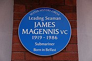 Picture of blue plaque